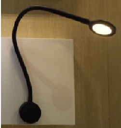Lampenlux LED Wandlampe Wandleuchte Sula USB Ladegerät 2A 500mV Leselampe Leseleuchte Schalter Schwanenhals Flexiarm Bettleuchte Bettlampe Schwarz 12V