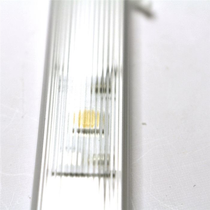 Lampenlux LED Unterbauleuchte Akani Unterbaulampe Küchenleuchte Küchenlampe Aufbauleuchte Aufbaulampe sehr flach Aluminium 230V 90cm