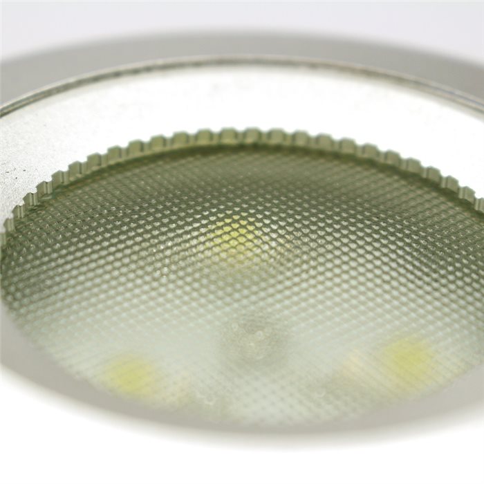 Lampenlux LED Einbaustrahler Robin Aussenleuchte 12V Silber Badlampe Spot Ø8,3cm