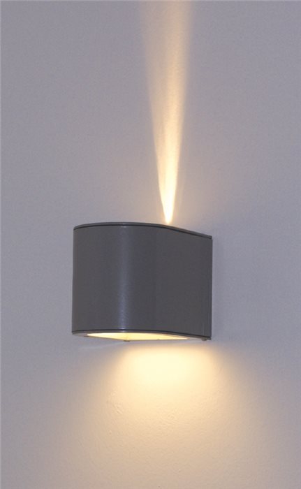 Lampenlux Wandlampe Gara Aussenleuchte Aluimium Terasse Effektlampe Licht Garten