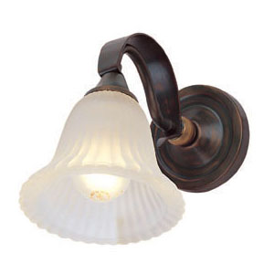 Lampenlux Wandlampe Peter Wandleuchte elegant rost-bronze 40W