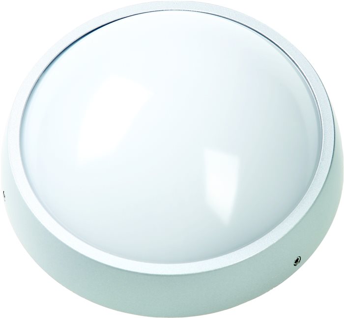 Lampenlux LED Badezimmer Deckenleuchte Kuso Rund 22cm 8W IP54 warmweiß 600 Lumen H: 7.1cm