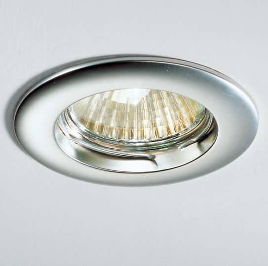 Lampenlux LED Einbaustrahler Spot SARTO Glas MR16 Ø8cm Aluminium 