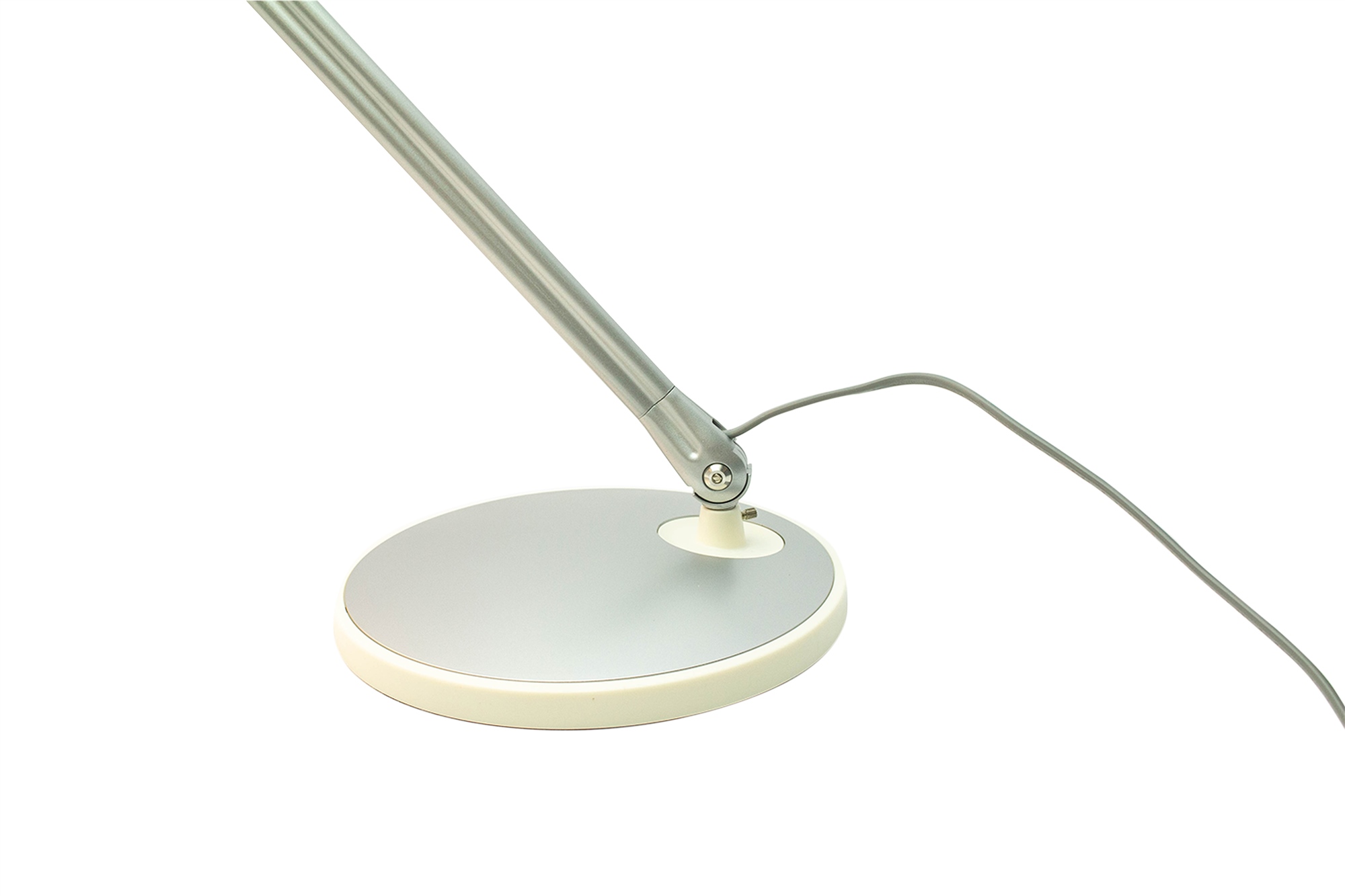Lampenlux LED Tischlampe Selene schwenkbar drehbar Bürolampe mit Schalter weiss E27 4W