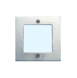Lampenlux LED Einbaustrahler Santi Außenleuchte Spot Down Tagweiß Silber Aluminium IP54