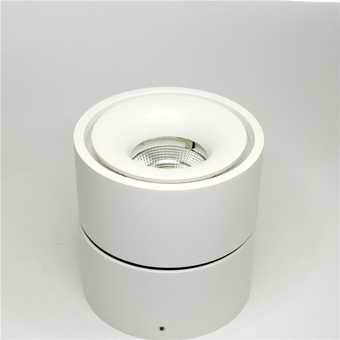 Lampenlux LED Aufbaustrahler Aufbaulampe Aero Stimmungslicht weiß 14W Höhe 10cm