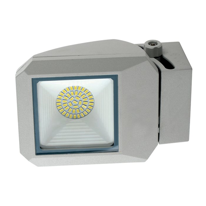 Lampenlux LED Aussenleuchte Apoll Grau 17W Gartenlampe Wegeleuchte IP65 Spot Strahler Aufbauspot