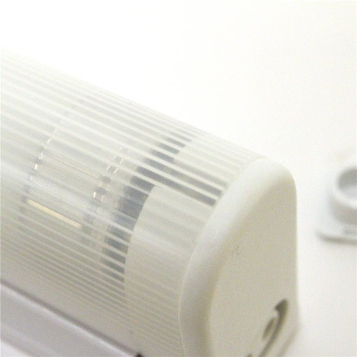 Lampenlux LED Unterbaulampe Unterbauleuchte Mocky mit Schalter grau 16W warmweiß inkl. LM