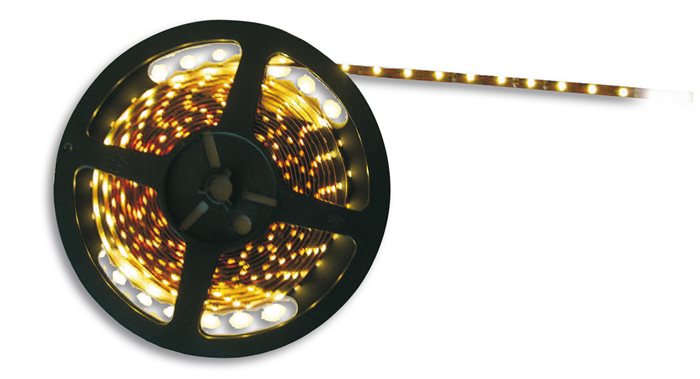 Lampenlux LED Strip Streifen LED Band Unterbauleuchte Josa flexibel kaltweiß 25W 5 Meter