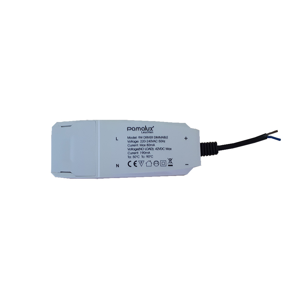 Pamalux Driver 9W max. 42V DC 190mA Output Phasenan-/abschnittsdimmbar