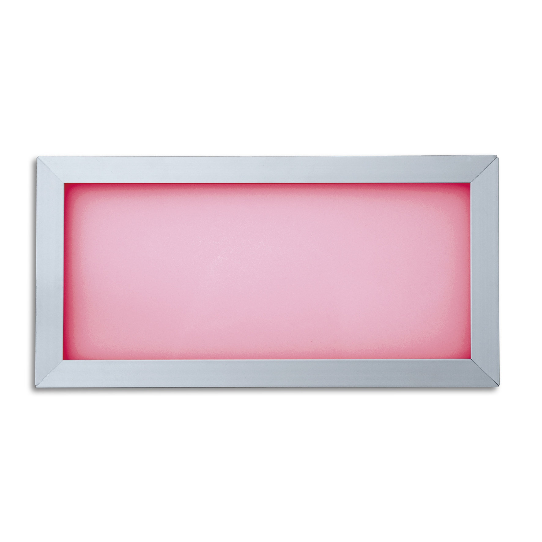 Lampenlux LED RGB Panelo Einbaupanel Haiko silber 18W 30x15cm