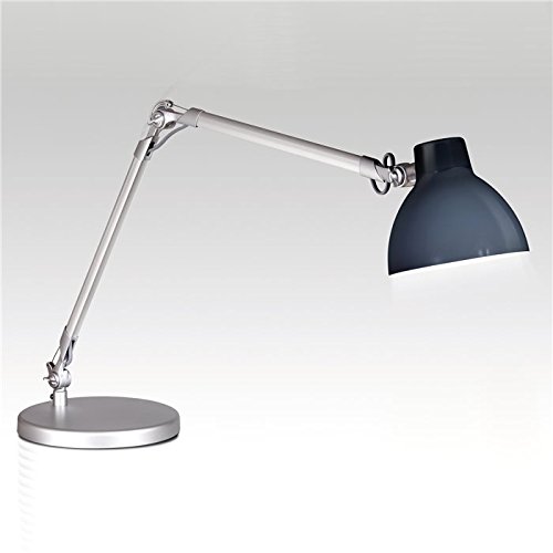 Lampenlux Tischlampe Tischleuchte Pana schwenkbar mit Schalter schwarz E27