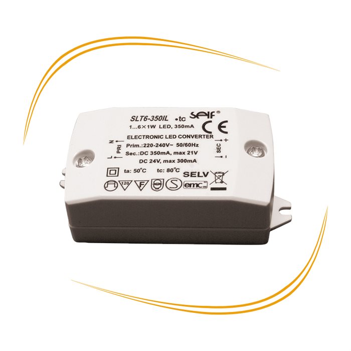 LED Trafo Transformator Treiber Driver 350mA konstant, bis zu 21V regelbar