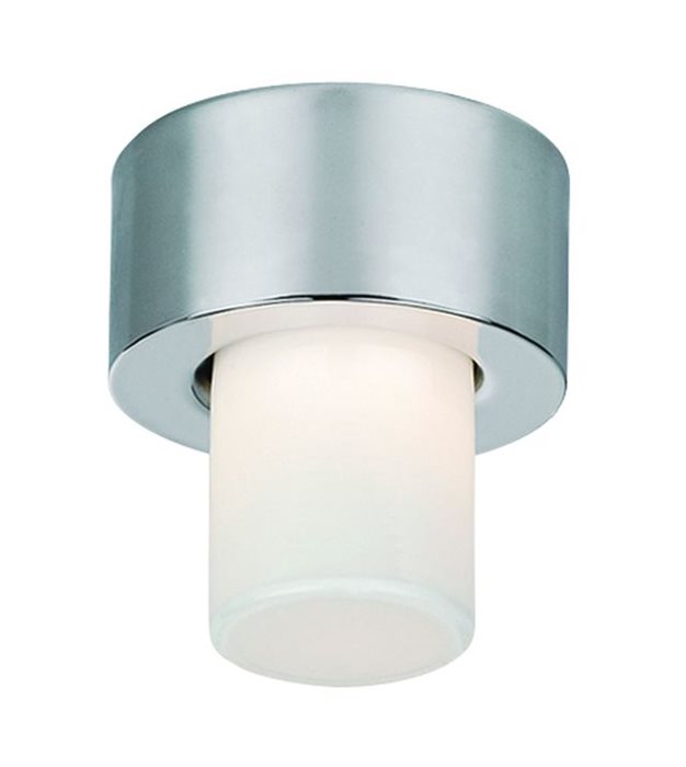 Lampenlux LED Deckenlampe Deckenleuchte Dandy Glasschirm nickel satiniert G9 3W Ø:10cm Glas Schirm
