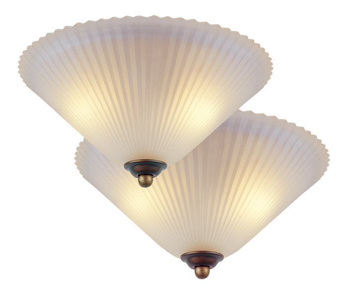 LED Deckenlampe Leuchte Zonk Antik Klassisch Rost-Braun 2xE27