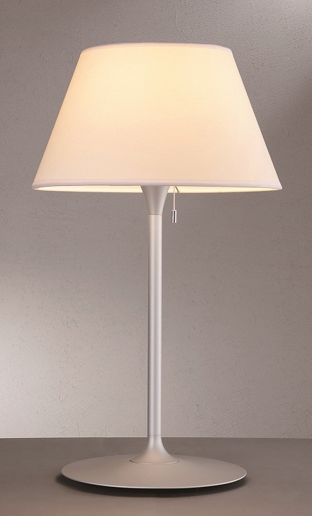 Tischlampe Lampe Nachttischlampe Leuchte Stehlampe mit Schirm 42 cm 32.011.02 